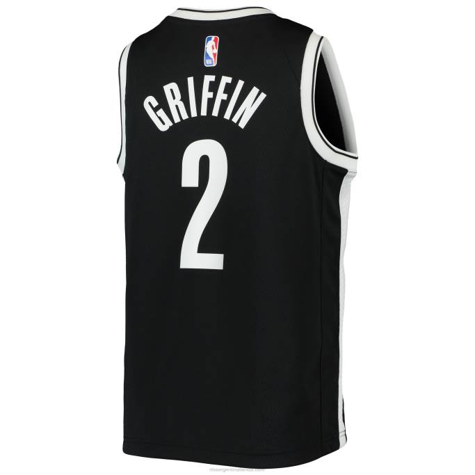 NBA 0F6D18130 camiseta brooklyn nets blake griffin nike negro swingman