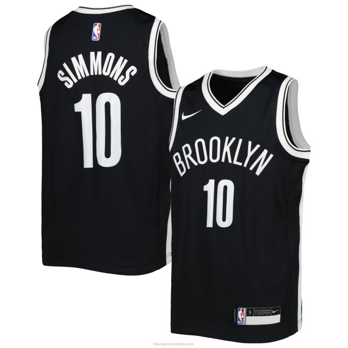 NBA 0F6D18209 camiseta ben simmons nike swingman de los brooklyn nets negro