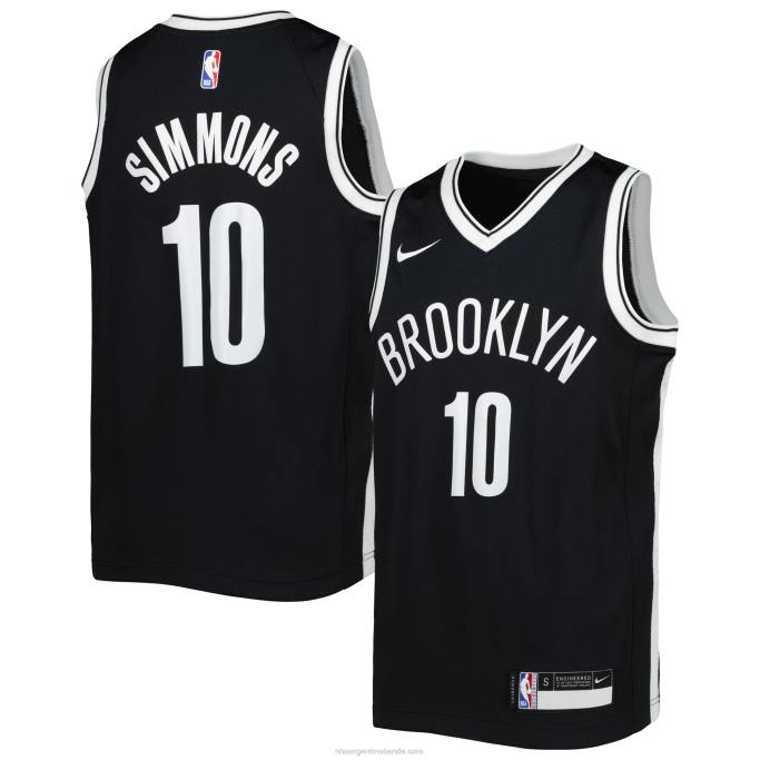 NBA 0F6D18209 camiseta ben simmons nike swingman de los brooklyn nets negro