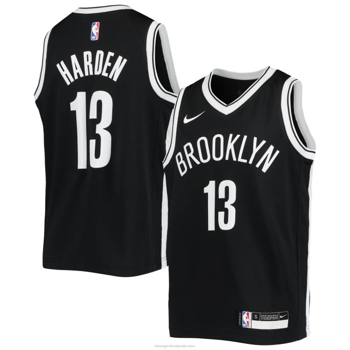 NBA 0F6D18352 brooklyn nets james harden nike swingman negro jersey