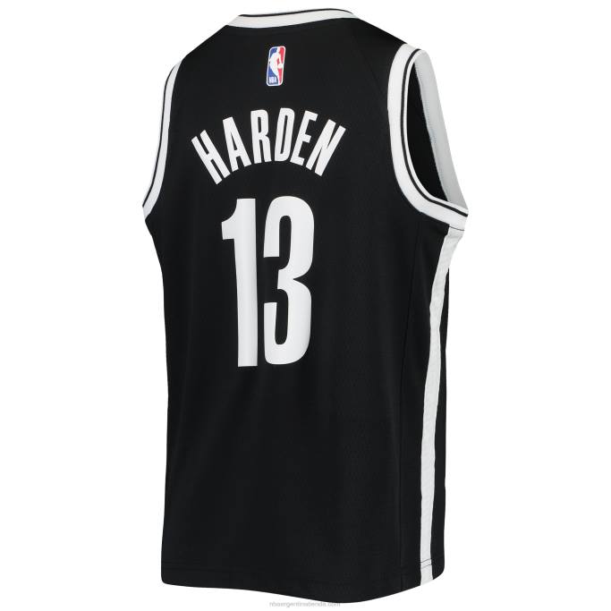 NBA 0F6D18352 brooklyn nets james harden nike swingman negro jersey