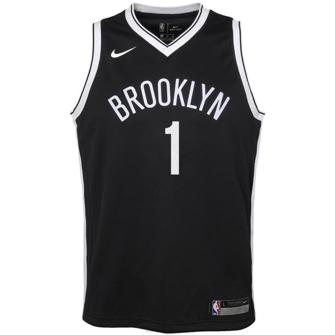 NBA 0F6D19330 camiseta brooklyn nets d'angelo russell nike negro swingman
