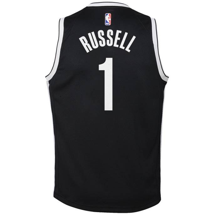 NBA 0F6D19330 camiseta brooklyn nets d'angelo russell nike negro swingman
