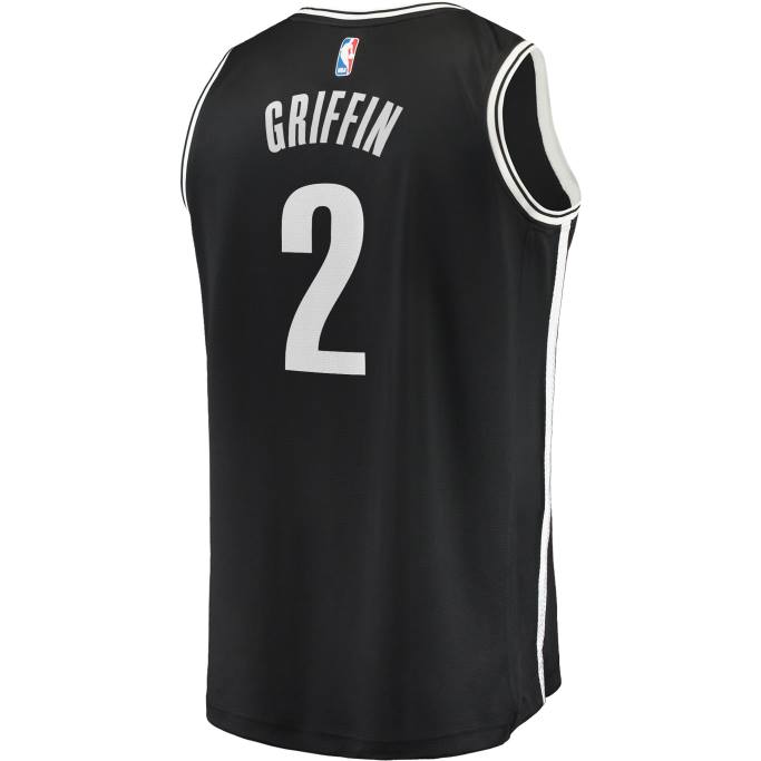 NBA 0F6D19800 brooklyn nets blake griffin negro fast break replica playera de jugador