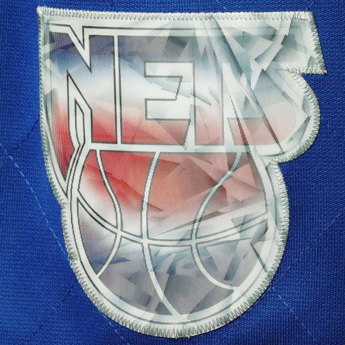 NBA 0F6D19602 new jersey nets mitchell & ness blue 1993 hardwood classics 75th aniversario swingman shorts