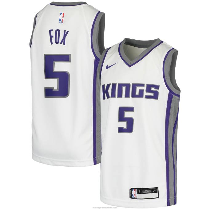 NBA 0F6D17052 camiseta blanca swingman nike sacramento kings de'aaron fox