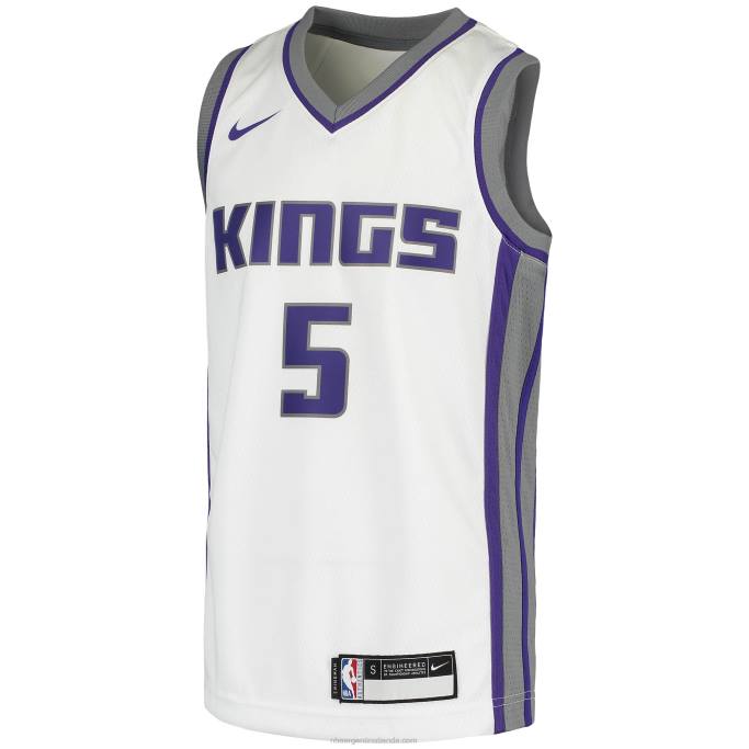 NBA 0F6D17052 camiseta blanca swingman nike sacramento kings de'aaron fox