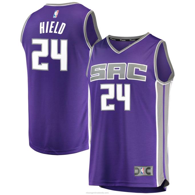 NBA 0F6D17994 Sacramento Kings Buddy Hield Réplica de camiseta morada de descanso rápido
