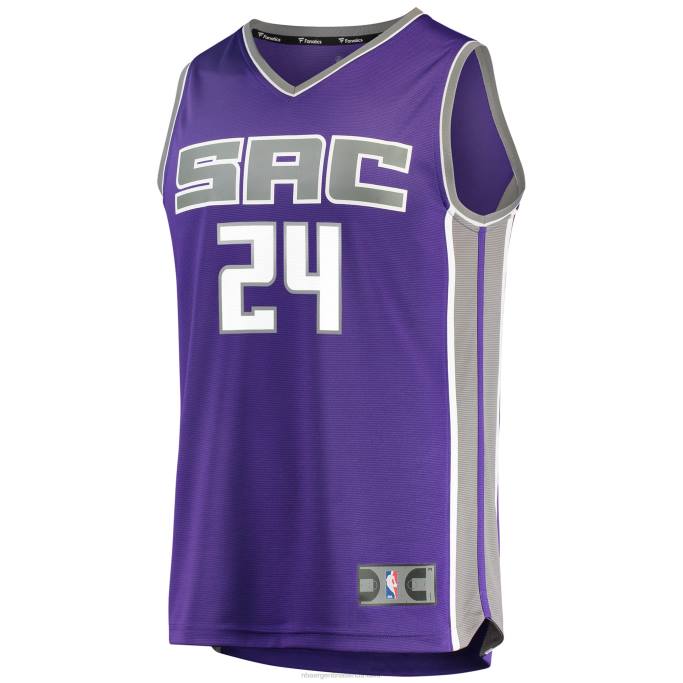 NBA 0F6D17994 Sacramento Kings Buddy Hield Réplica de camiseta morada de descanso rápido