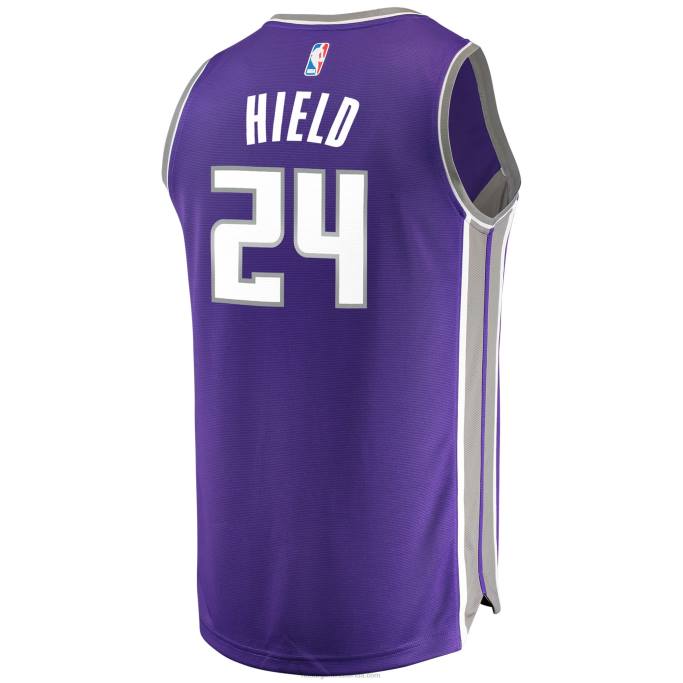 NBA 0F6D17994 Sacramento Kings Buddy Hield Réplica de camiseta morada de descanso rápido
