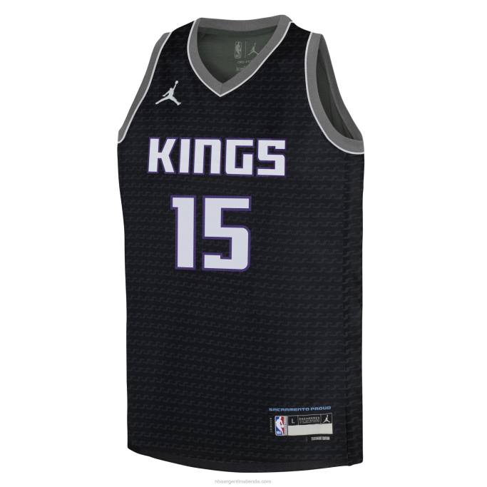 NBA 0F6D18039 sacramento kings davion mitchell jordan marca negro swingman jersey