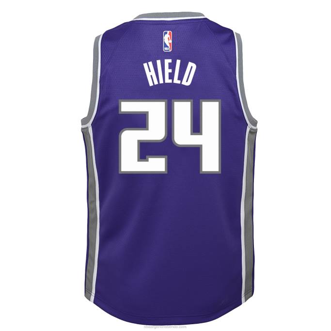 NBA 0F6D19328 Camiseta de los Sacramento Kings Buddy Hield Nike Swingman púrpura