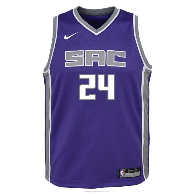 NBA 0F6D19328 Camiseta de los Sacramento Kings Buddy Hield Nike Swingman púrpura