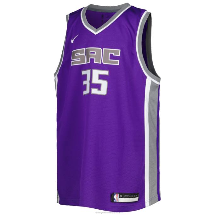 NBA 0F6D19826 camiseta de los sacramento kings marvin bagley iii nike púrpura diamante swingman