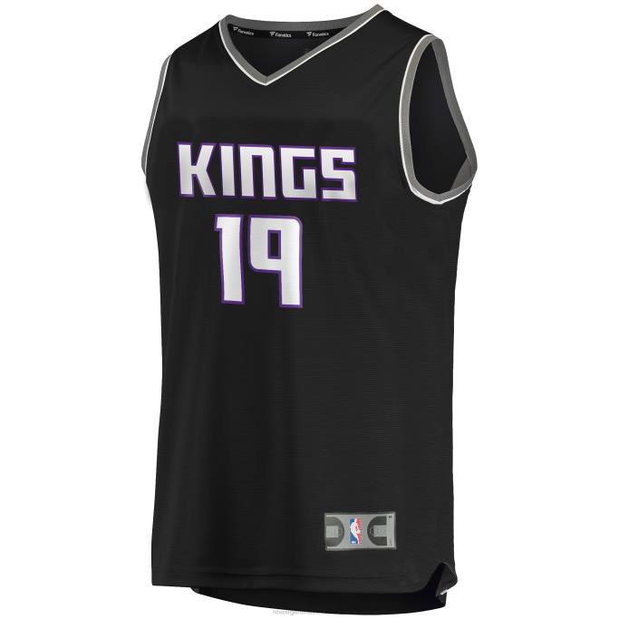 NBA 0F6D19844 sacramento kings daquan jeffries camiseta negra de jugador de descanso rápido