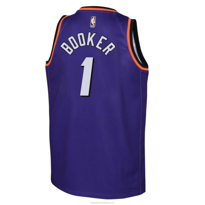 NBA 0F6D16717 Phoenix Suns Devin Booker Nike Swingman Jersey Púrpura