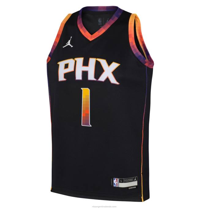NBA 0F6D16721 phoenix suns devin booker jordan marca negro swingman jersey
