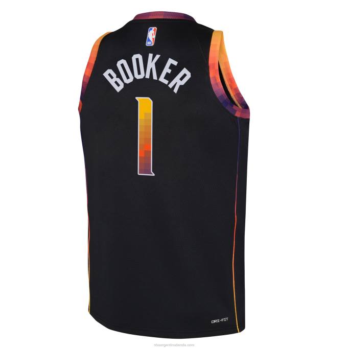 NBA 0F6D16721 phoenix suns devin booker jordan marca negro swingman jersey