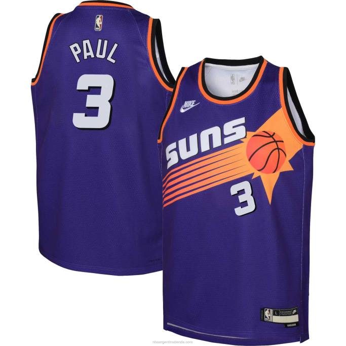 NBA 0F6D16896 phoenix suns chris paul nike púrpura swingman jersey