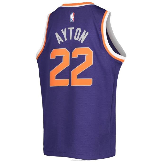 NBA 0F6D17523 camiseta nike swingman phoenix suns deandre ayton púrpura