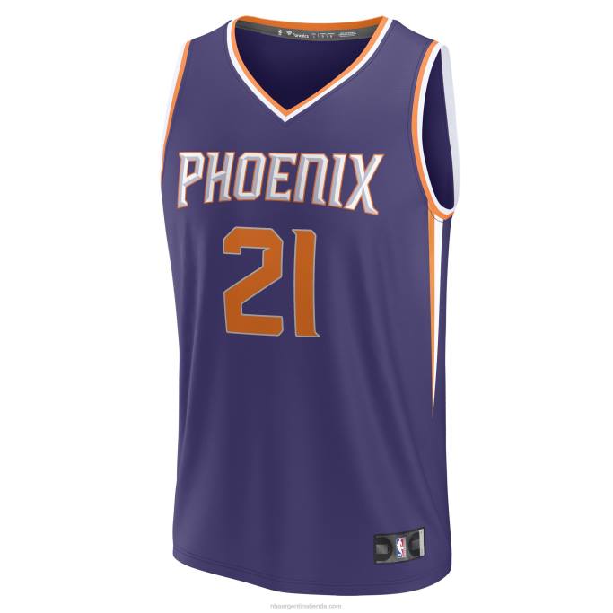 NBA 0F6D17607 phoenix suns tj warren camiseta de jugador de descanso rápido púrpura