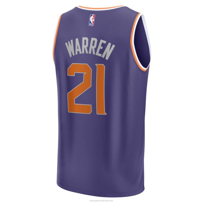 NBA 0F6D17607 phoenix suns tj warren camiseta de jugador de descanso rápido púrpura