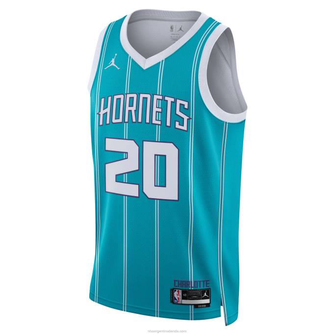 NBA 0F6D8559 camiseta charlotte hornets gordon hayward nike verde azulado swingman