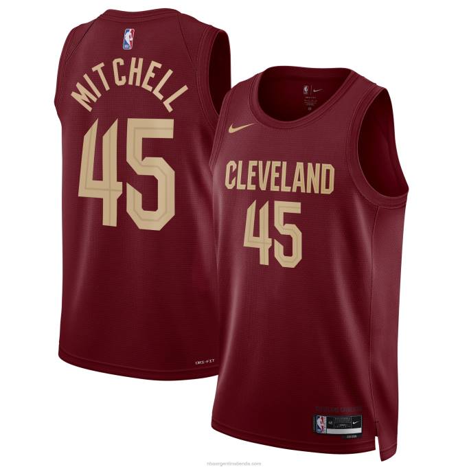 NBA 0F6D1175 camiseta cleveland cavaliers donovan mitchell nike swingman burdeos
