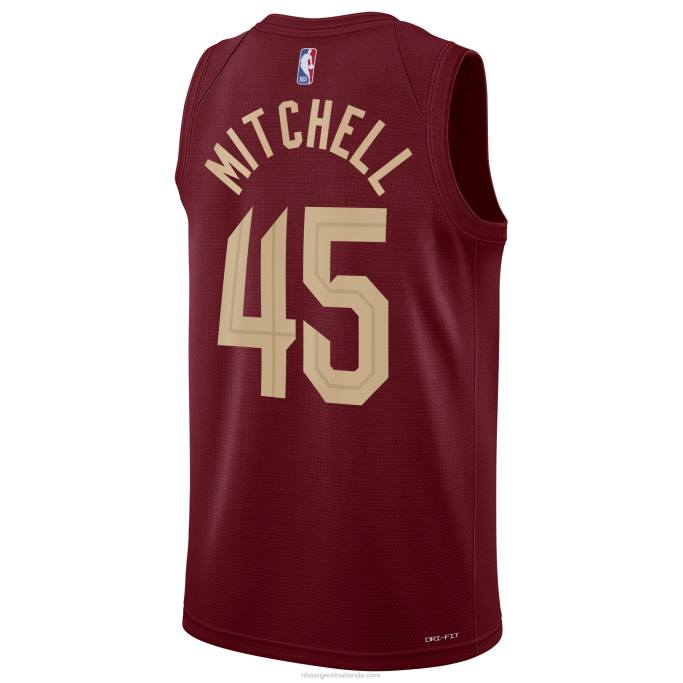NBA 0F6D1175 camiseta cleveland cavaliers donovan mitchell nike swingman burdeos