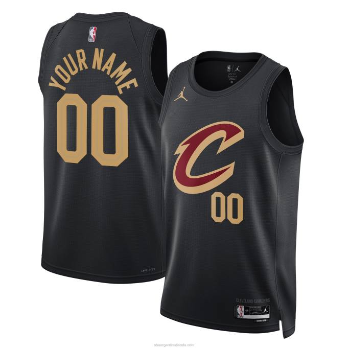 NBA 0F6D264 cleveland cavaliers jordan marca negro swingman personalizado jersey