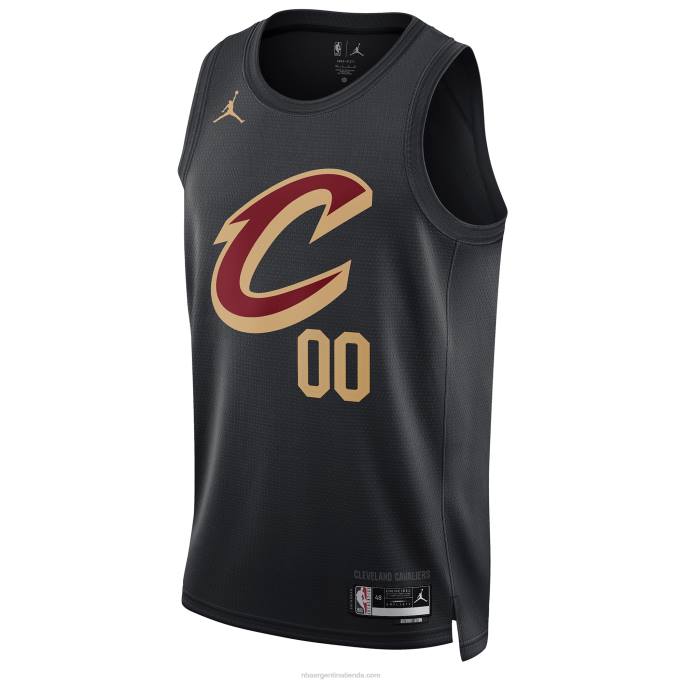 NBA 0F6D264 cleveland cavaliers jordan marca negro swingman personalizado jersey