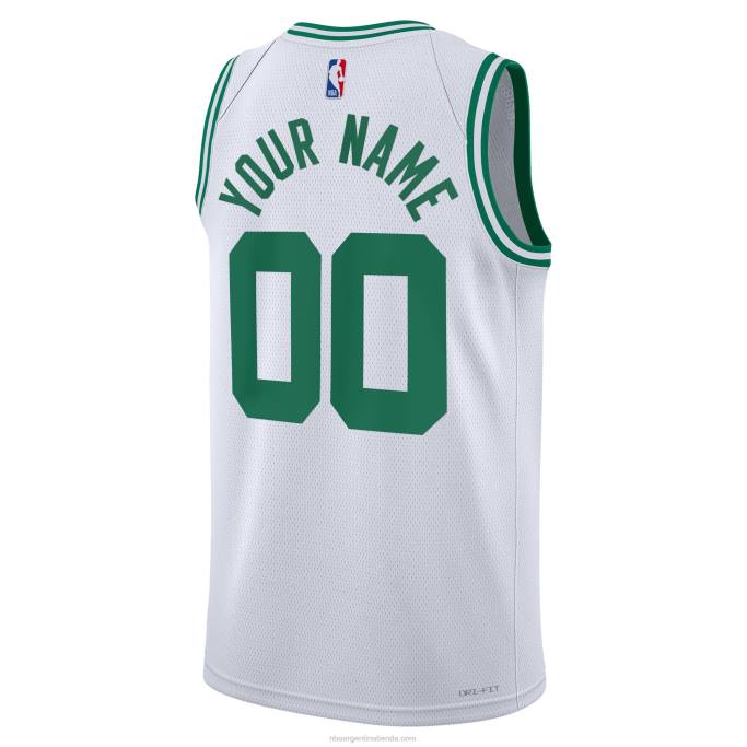 NBA 0F6D364 Boston Celtics Nike Blanco Swingman Jersey Personalizado