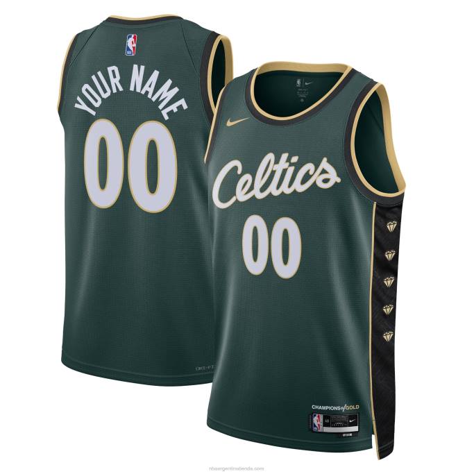 NBA 0F6D9 camiseta personalizada boston celtics nike kelly verde swingman