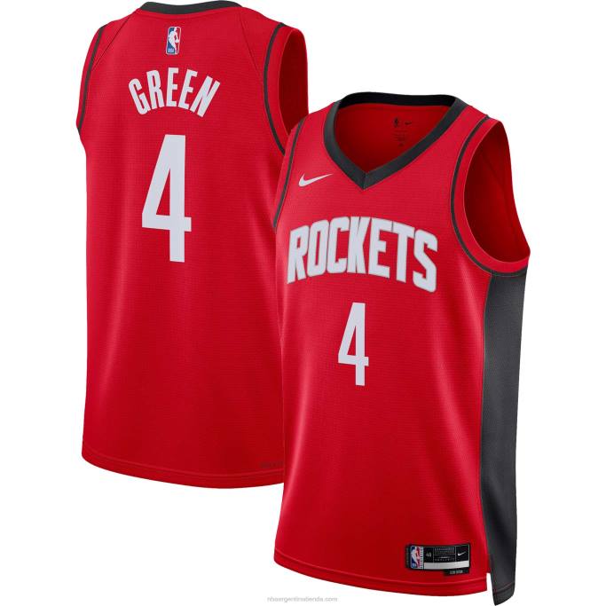 NBA 0F6D9101 Camiseta Houston Rockets Jalen Verde Nike Rojo Swingman