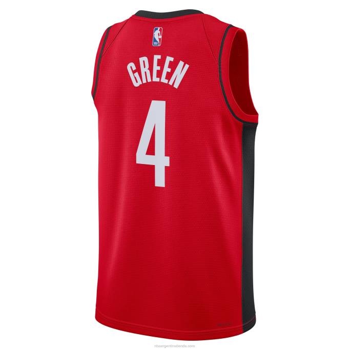 NBA 0F6D9101 Camiseta Houston Rockets Jalen Verde Nike Rojo Swingman