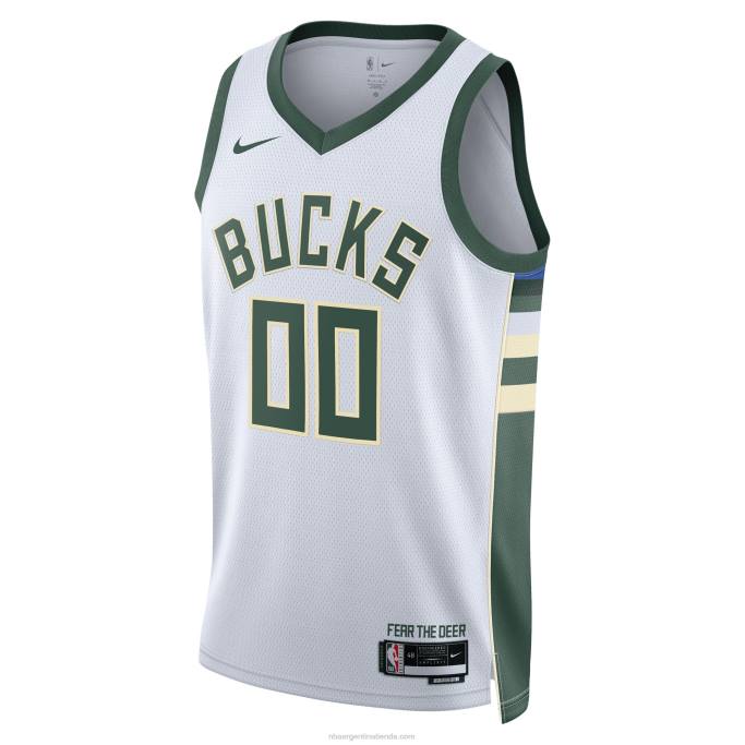 NBA 0F6D4837 camiseta milwaukee bucks nike blanca swingman personalizada