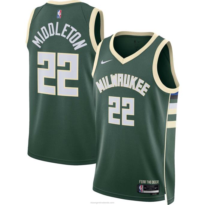 NBA 0F6D7236 milwaukee bucks khris middleton nike cazador verde jersey swingman