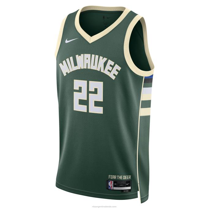 NBA 0F6D7236 milwaukee bucks khris middleton nike cazador verde jersey swingman