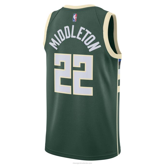 NBA 0F6D7236 milwaukee bucks khris middleton nike cazador verde jersey swingman