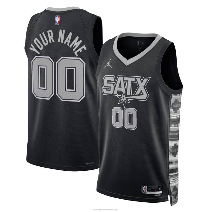 NBA 0F6D5481 San antonio spurs jordan brand negro swingman camiseta personalizada