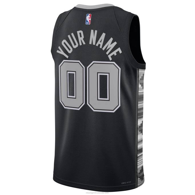 NBA 0F6D5481 San antonio spurs jordan brand negro swingman camiseta personalizada