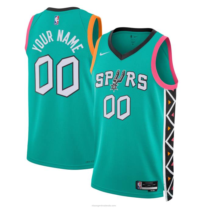 NBA 0F6D554 San antonio spurs nike swingman turquesa camiseta personalizada