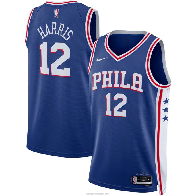 NBA 0F6D11215 philadelphia 76ers tobias harris nike royal swingman camiseta
