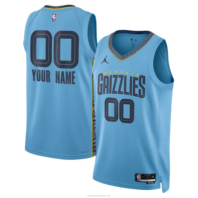 NBA 0F6D462 memphis grizzlies jordan brand azul swingman jersey personalizado