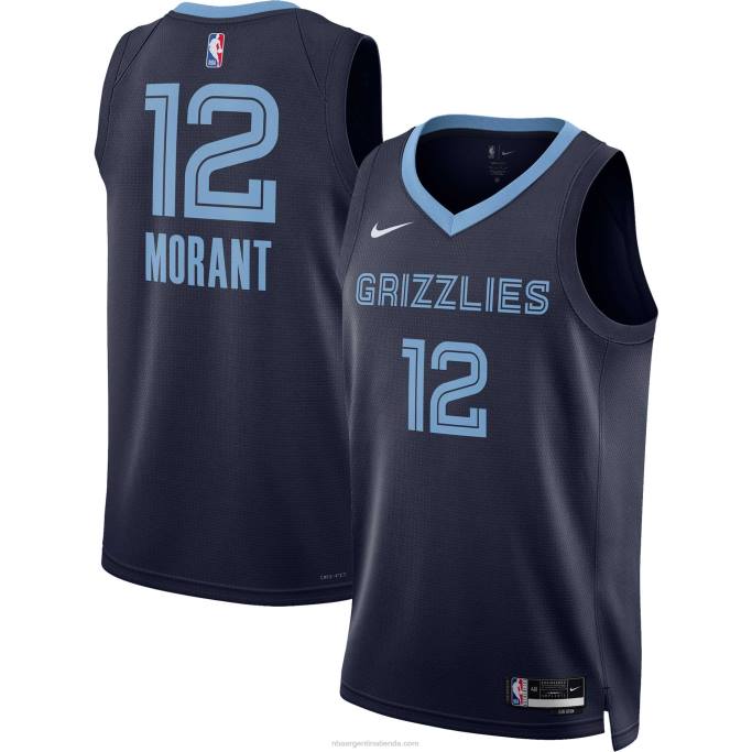 NBA 0F6D49 camiseta de los grizzlies de memphis ja morant nike swingman azul marino