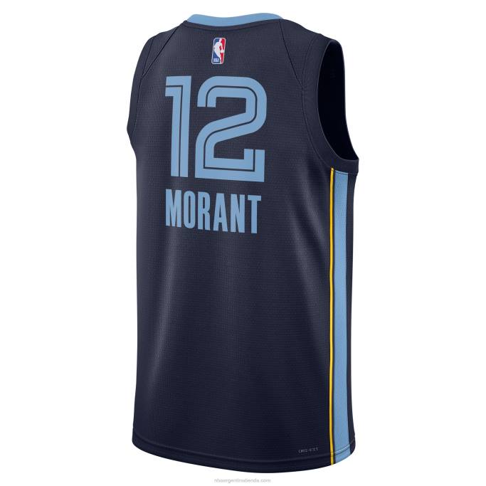 NBA 0F6D49 camiseta de los grizzlies de memphis ja morant nike swingman azul marino