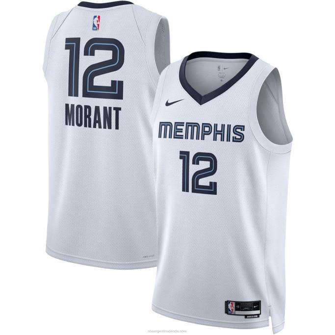 NBA 0F6D50 camiseta memphis grizzlies ja morant nike swingman blanca