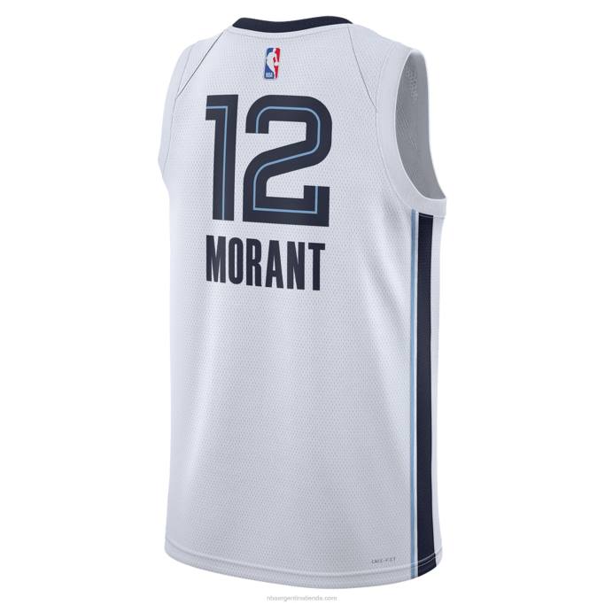 NBA 0F6D50 camiseta memphis grizzlies ja morant nike swingman blanca