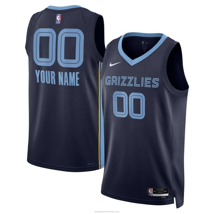 NBA 0F6D6394 camiseta personalizada de los grizzlies de memphis nike azul marino swingman