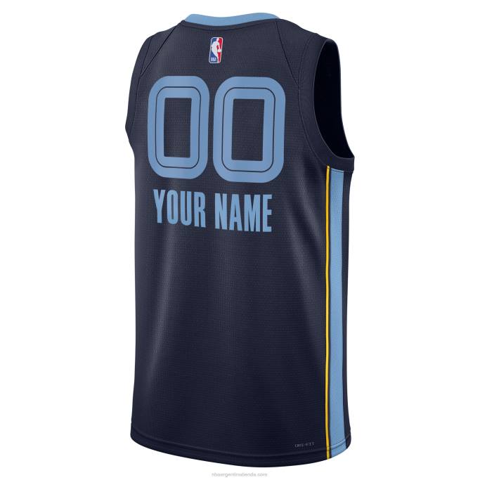 NBA 0F6D6394 camiseta personalizada de los grizzlies de memphis nike azul marino swingman